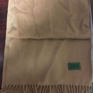 Coach cashmere scarf